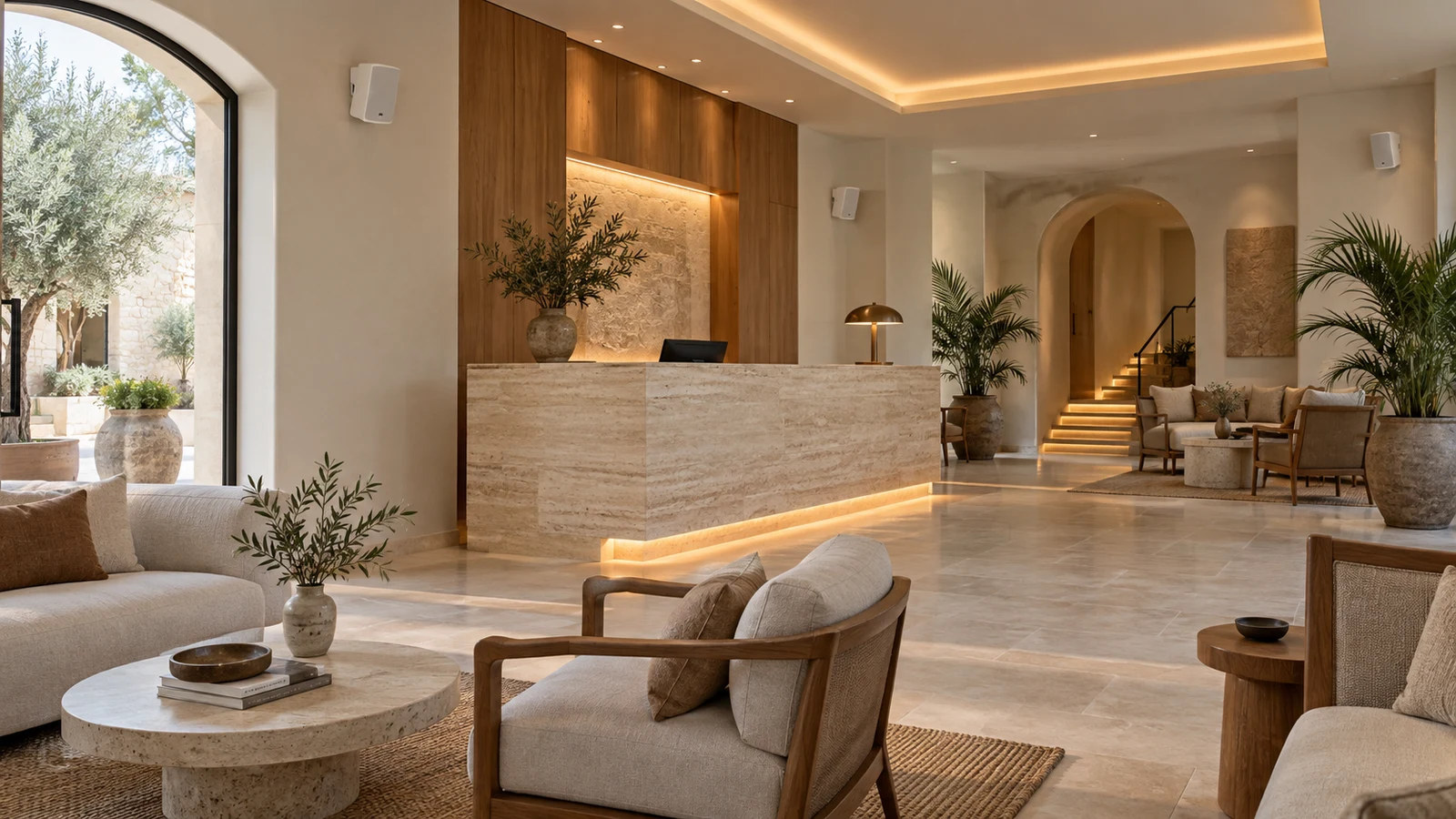 Propuesta visual de sonido e iluminación integrados en un hotel